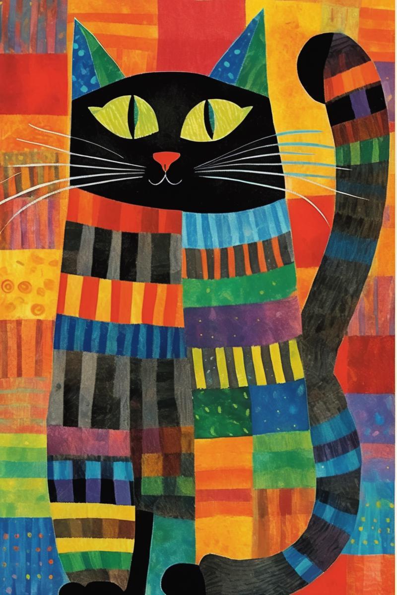 00235-2300542828-_lora_Laurel Burch Style_1_Laurel Burch Style - cat in the style of Eric Carle.png